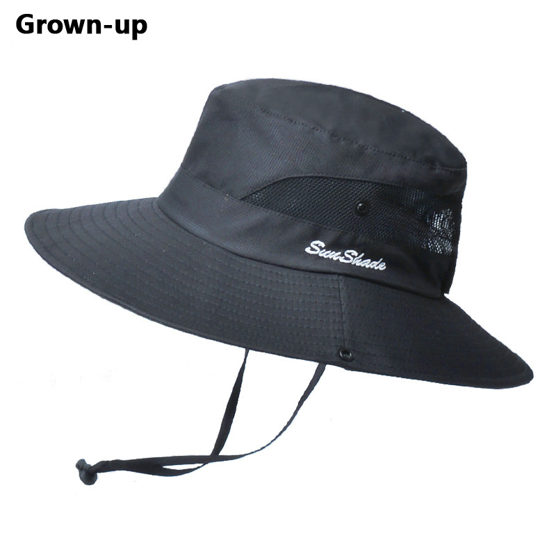 Womens Outdoor Sun Hat Breathable Packable Boonie Wide Brim Bucket Cap  Fishing Hiking Ponytail Hole