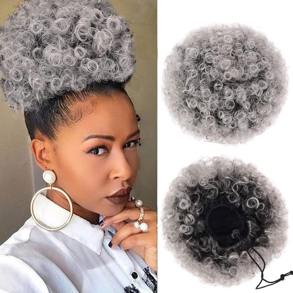 Afro Puff Drawstring Ponytail Extension For Women Short Synthetic Afro Puff  Ponytail Extension Chignon Hairpieces Updo Hair Extensions - Beauty &  Personal Care - Temu Canada