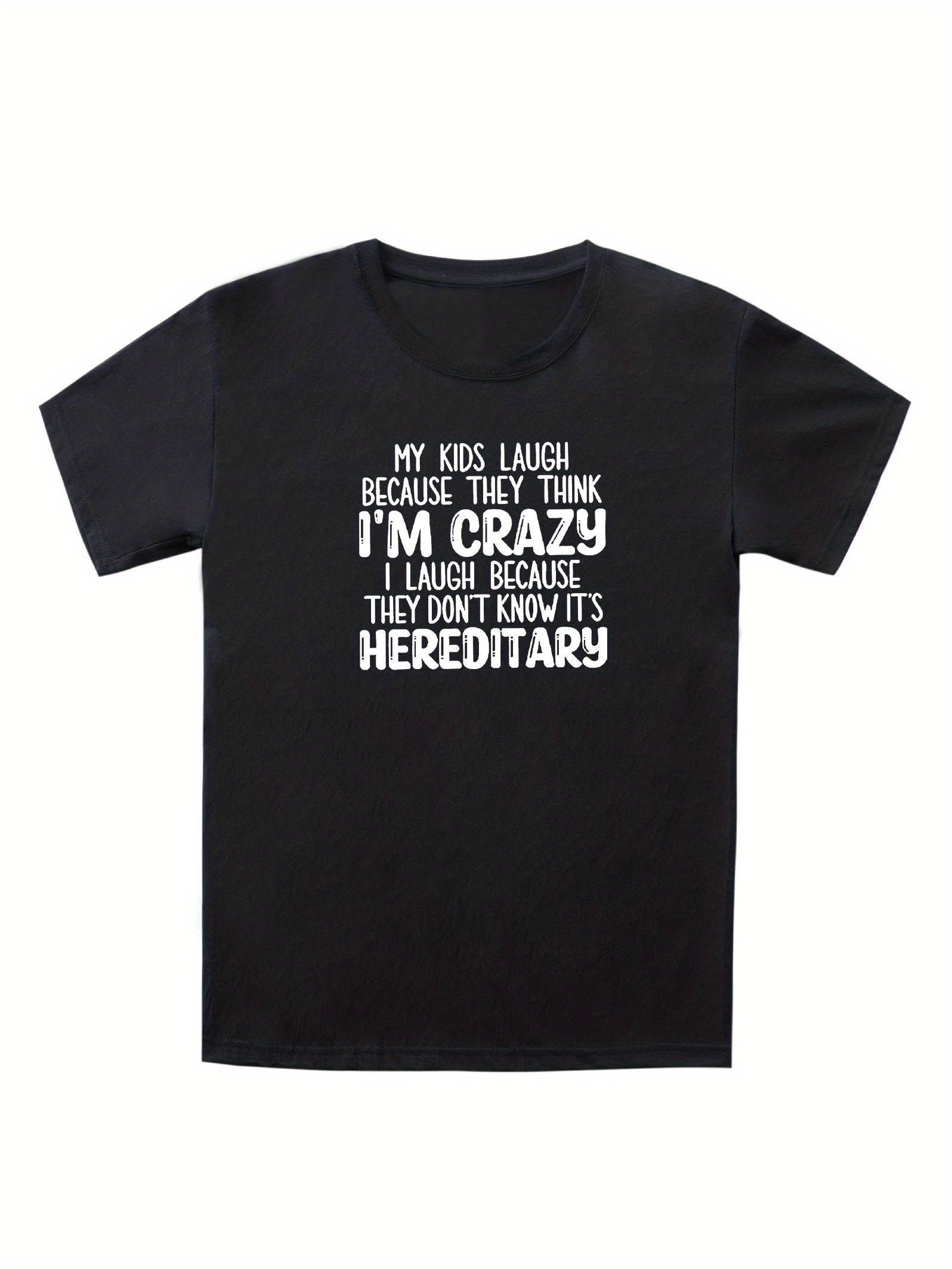 Mens Casual Slogan Graphic Print Round Neck T Shirt Summer Oversized