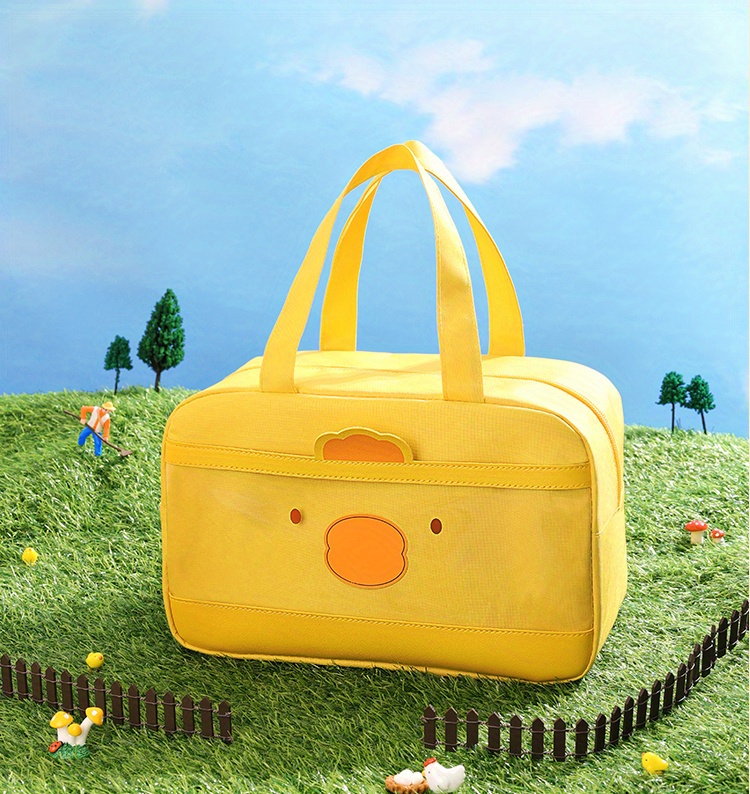 Cartoon Chicken Series Hand held Bento Bag Portable Lunch Temu