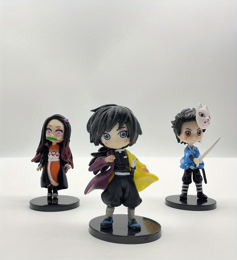  Anime Figure 6pcs Anime Action Figures Set Home Office Desktop  Decoration Cartoon Figure Toy Gift for Anime Fans : Toys & Games