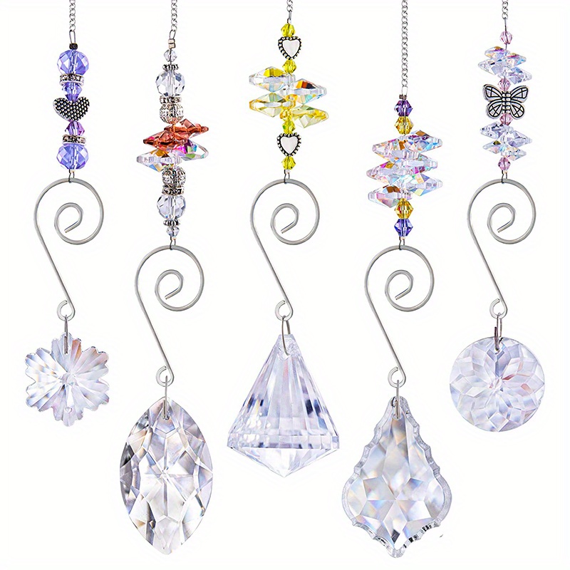 Crystal Suncatchers Hanging Crystals Ornament Sun Catcher - Temu