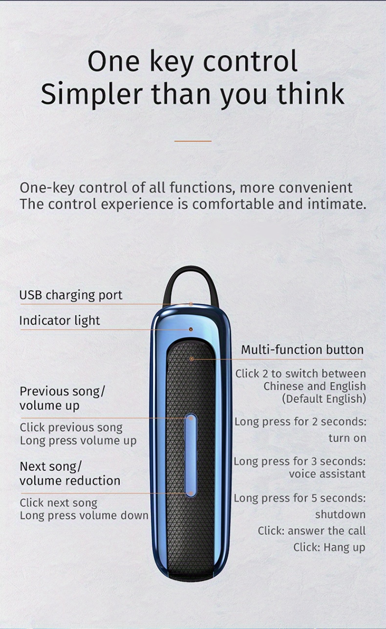 Ultra long Standby Time Comfortable Wear Wireless Earphones Temu