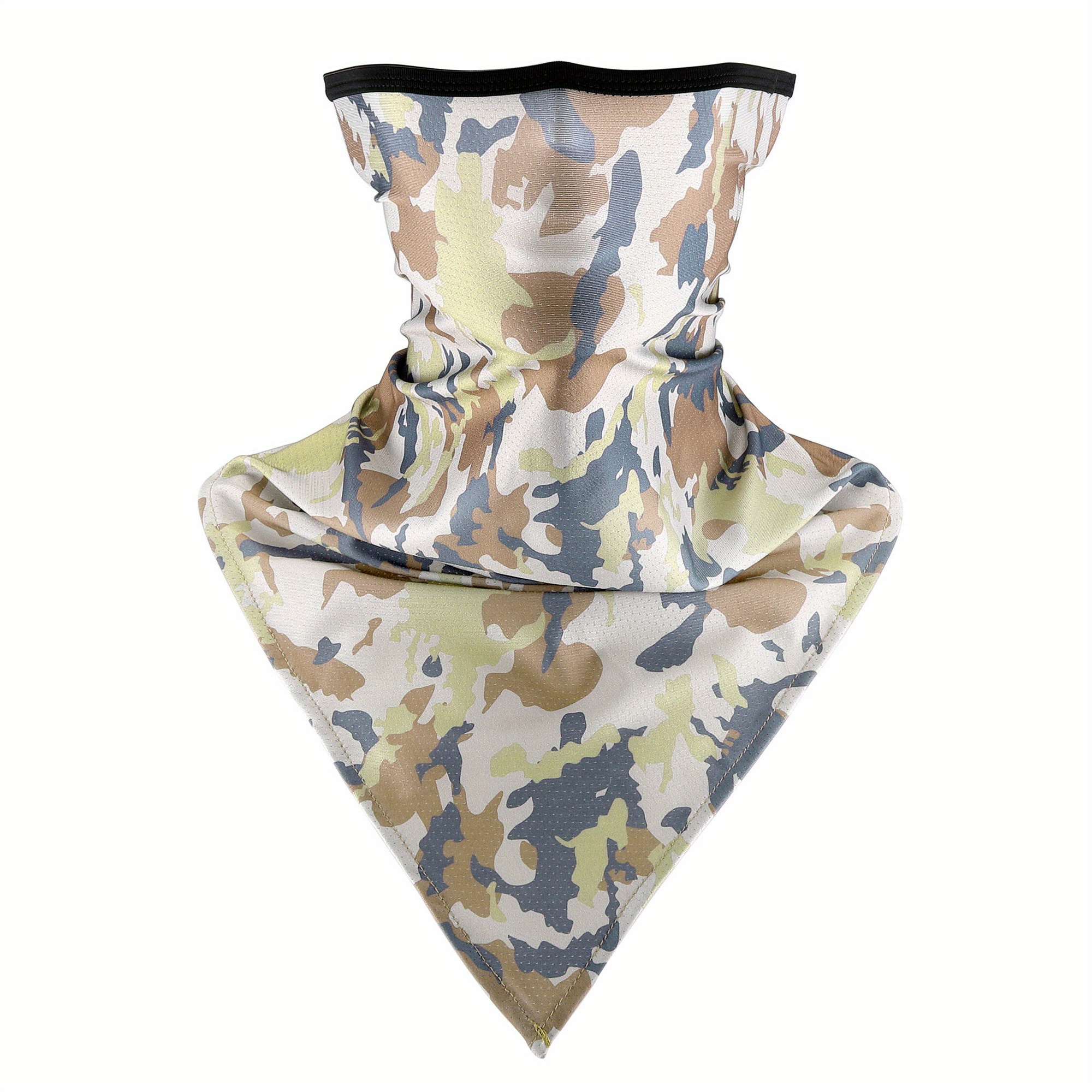 Colorful Camouflage Neck Gaiters Breathable Sunscreen Face - Temu