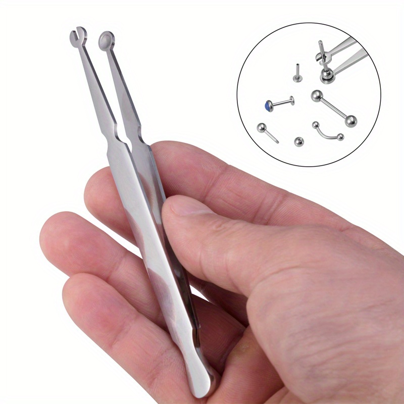 Stainless Steel Unscrew Tight Ball Piercing Jewelry Pliers - Temu