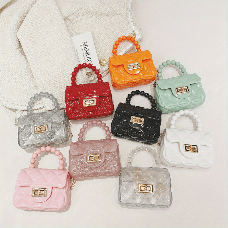 Mini Jelly Purse and Handbags, Waterproof and Washable Sling Bag