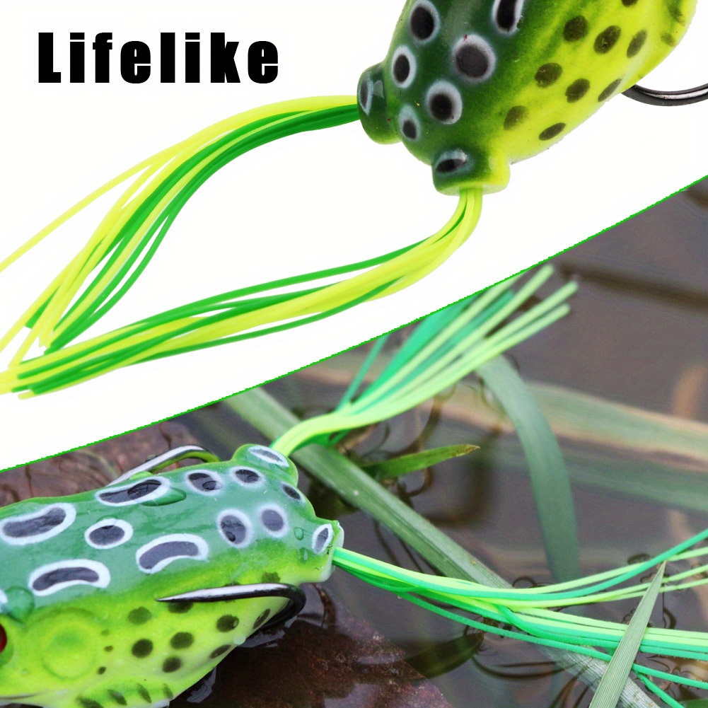 Thunder Frog Fishing Lures Catch Bass Trout Soft Bait Temu