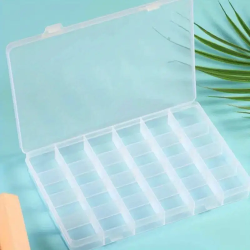 24 Compartments Clear Jewelry Box plastic Organizer Storage - Temu