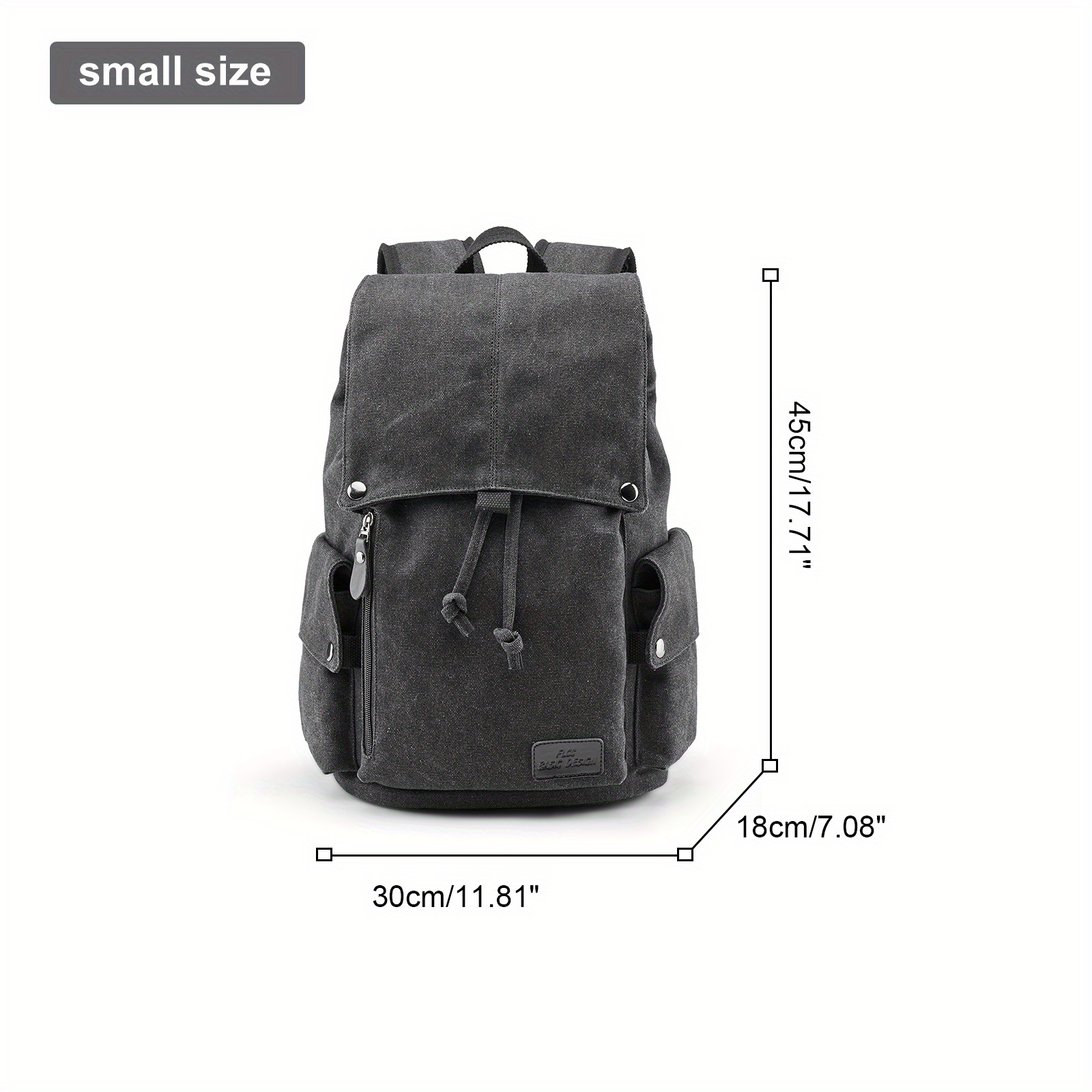 Nylon Backpack Unisex Fashion Large-Capacity Student School Bag