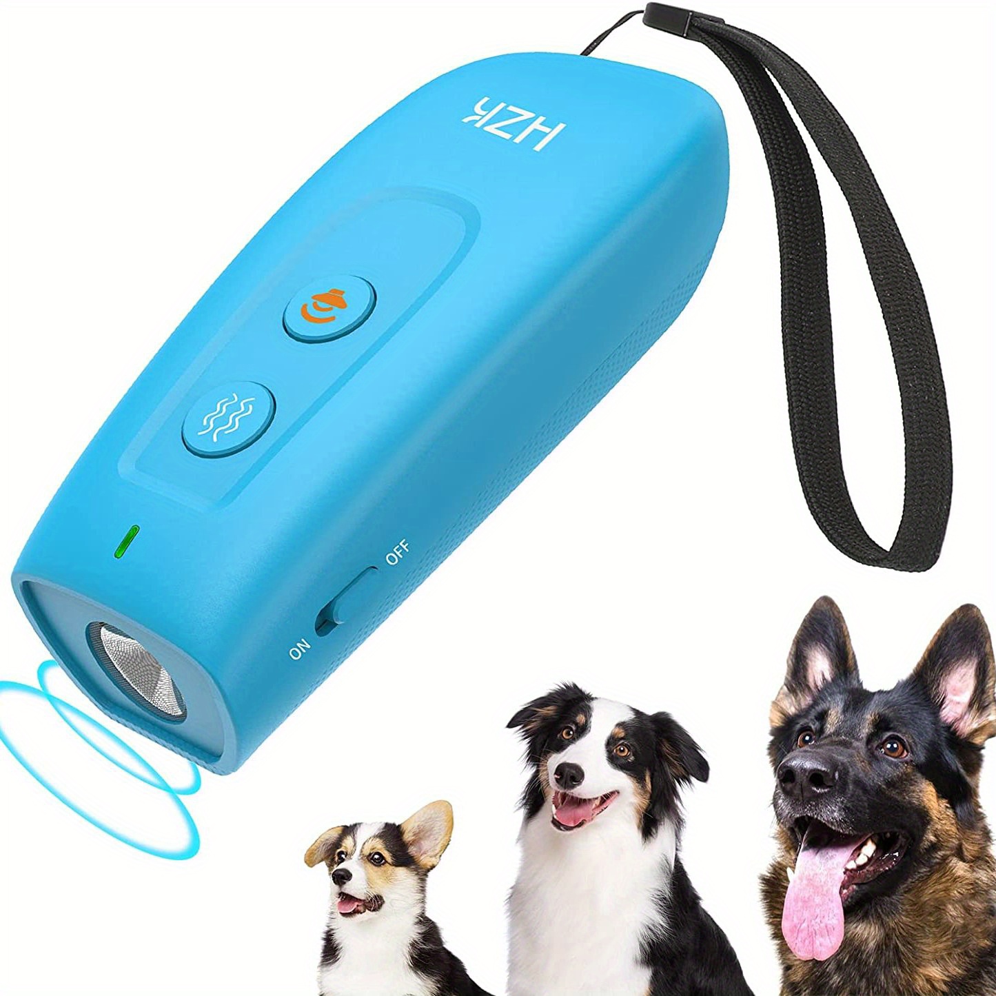 Bubbacare U10 Black Rechargeable Ultrasonic Dog Trainer With Manual