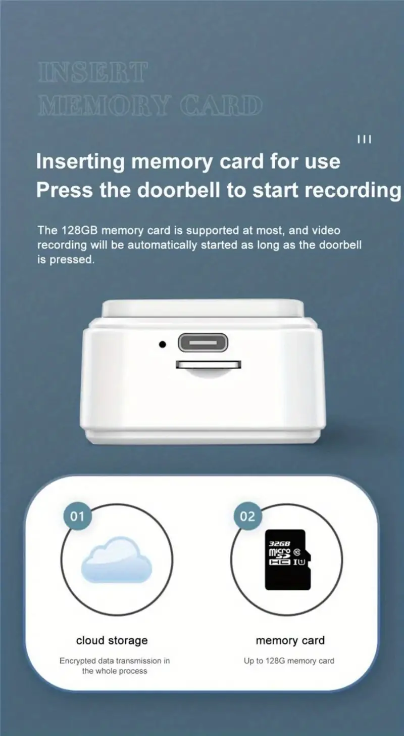 tuya wifi smart doorbell outdoor waterproof wireless door bell camera intercom battery powered doorbell camera without battery details 4