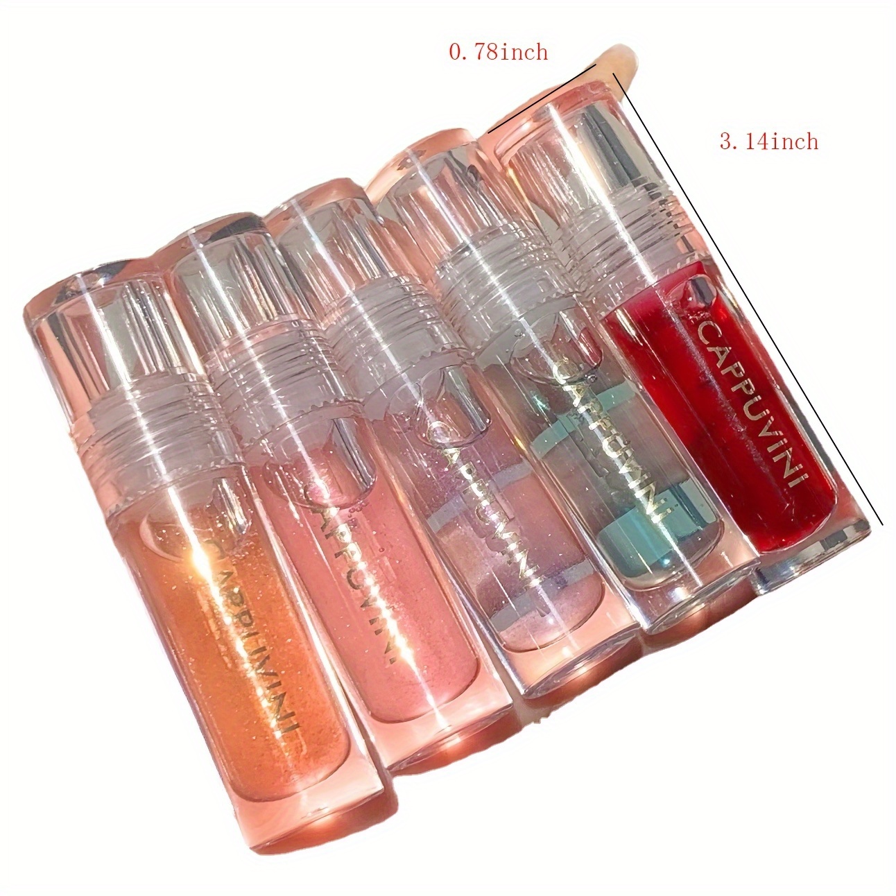 Crystal Jelly Lip Gloss Lip Overlay Shiny Clear Mirror Temu