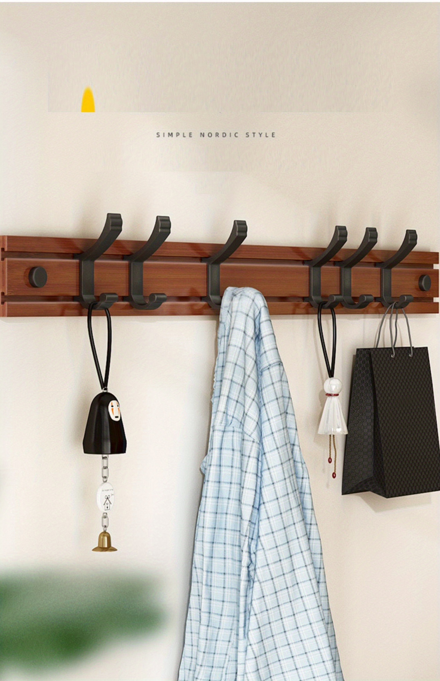 Animal Head Rack Hanging Towel Coat Wall Hook Wall Coat Rack - Temu