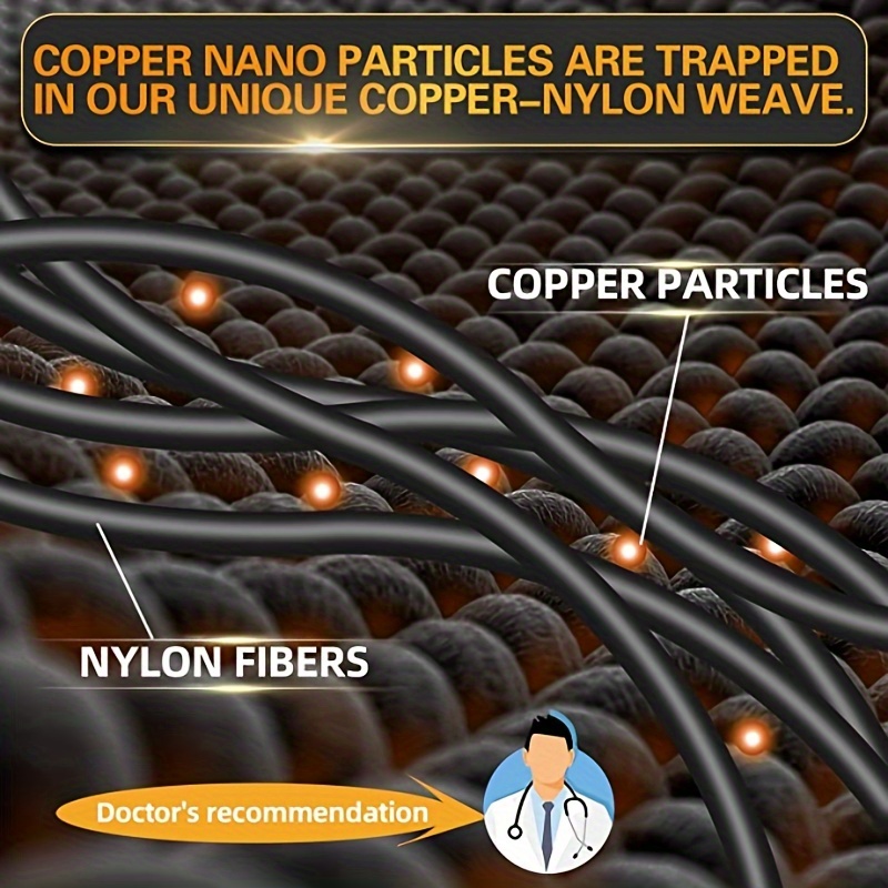 Copper Compression High Copper Content Infused Non slip - Temu Canada