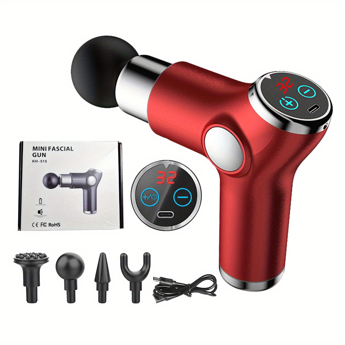 Mw Mini Massage Gun Percussion Deep Tissues Muscle Massager - Temu