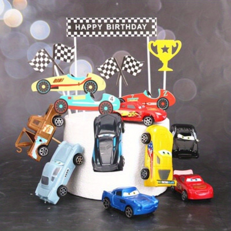 Buy Festiko Race Car Birthday Decorations For Kids Boys Lets Go Racing Party  Supplies With Cup Cake Toppers (10 Pcs) Online at Best Prices in India -  JioMart.