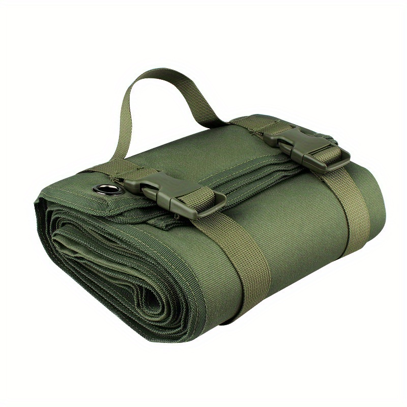 Green Yoga Mat Bag Minimalist Pilates Mat Bag Waterproof Canvas