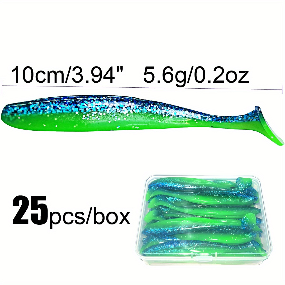 Hollow Pulp Tail Rainbow Fishing Lure Bait Curling Tail - Temu