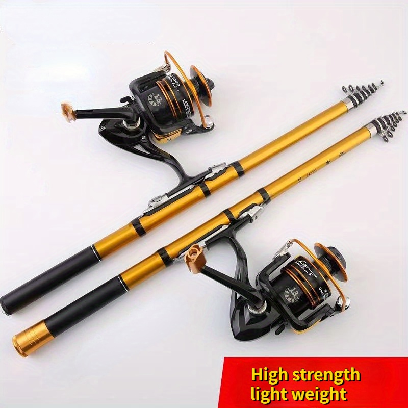 Luya Fishing Rod Telescoping Jigging Strainght Handle Fishing Rod