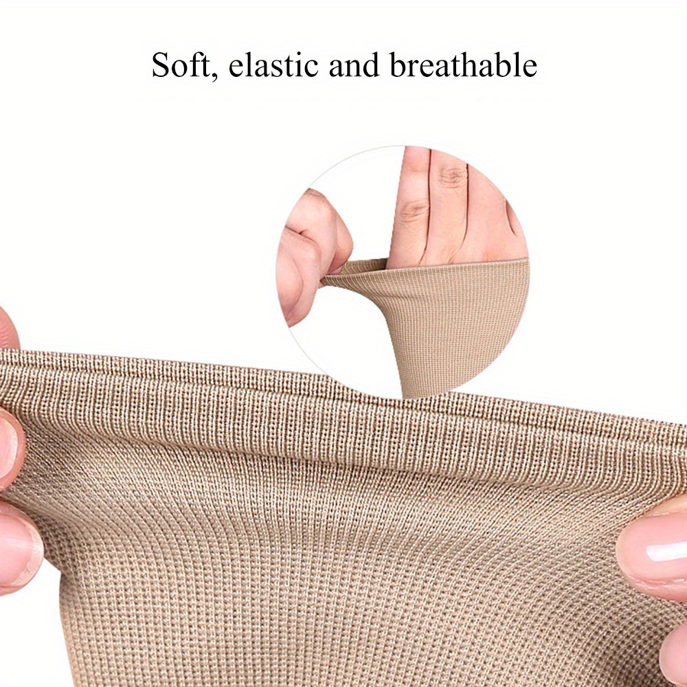 [Stretchy Sleeve] Stretchy Polyester Extended Knit Thumb Sleeve - Wrist Support Glove for Mouse Hand, Scar Covering, Pull-On Design, Hand Wash Only, Mouse Hand Support|Stretchy Knit Material|Polyester Fiber Glove