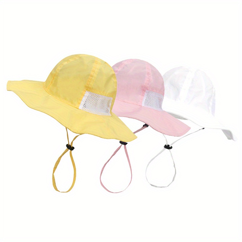 Cute Trendy Mesh Stitching Fisherman's Hat Breathable Wide - Temu