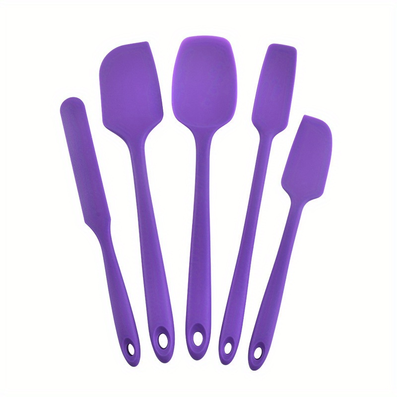 High Heat Resistant Silicone Spatula Set of 4 | U-Taste Purple