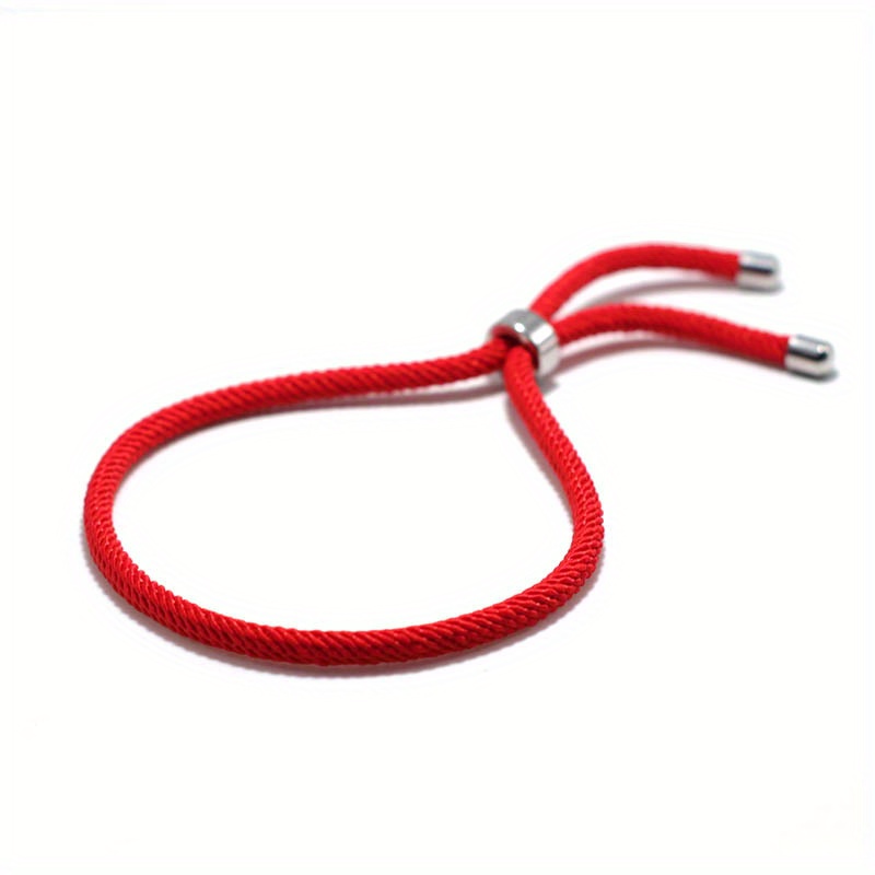 TEMU Pulsera 100% para , hilo de Milán de 4 mm, ajustable, para yoga, regalo para enamorados