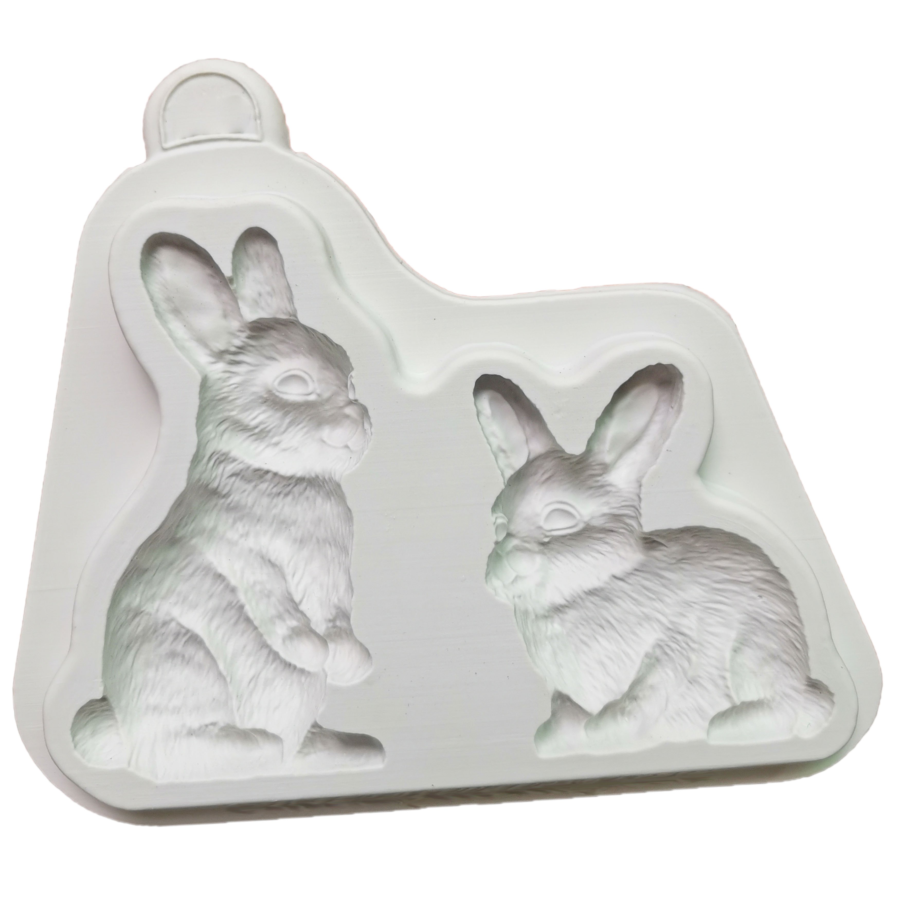Birkmann 1010701310 – Stampino Per Biscotti A Forma Di Coniglio Seduto, 5 Cm, Plastica Grigia - 2
