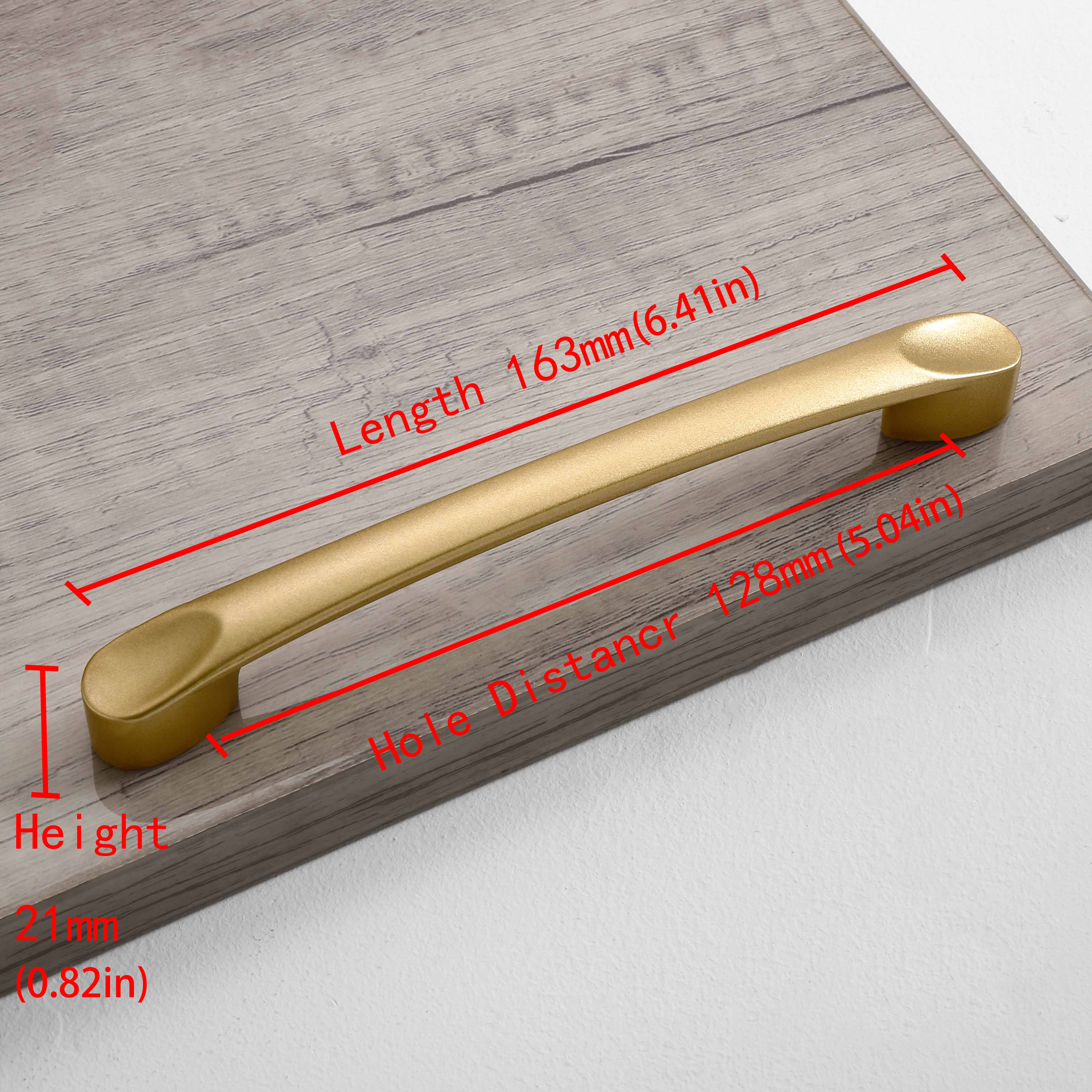 Matte Gold Cabinet Handles Aluminum Alloy Kitchen Cupboard Pulls Drawer  Knobs