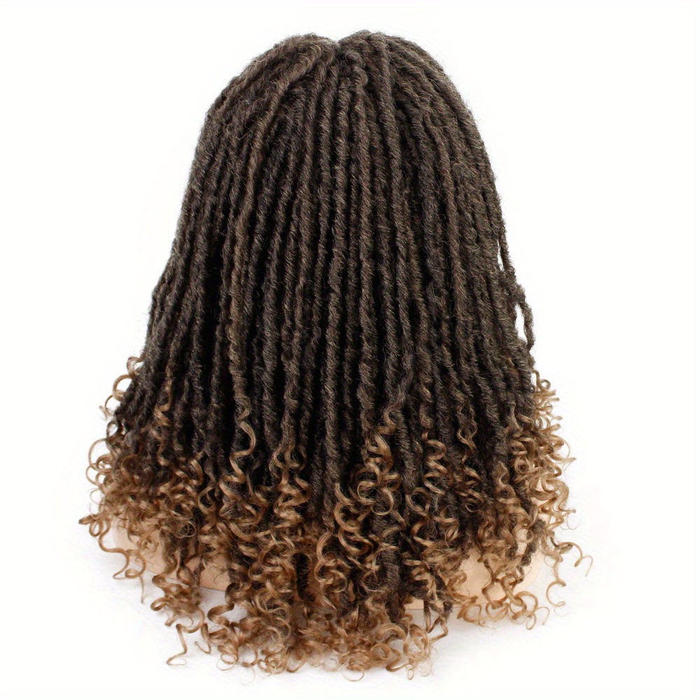 Curly Wave Dreadlock Wig Long Synthetic Hair Women Girls - Temu