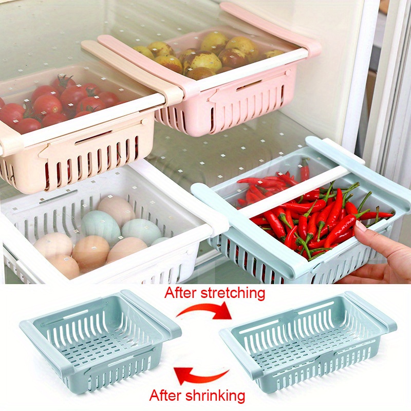 NEW Storage Organizer Fridge Freezer Organizer Refrigerator Storage Rack  Shelf Drawer Convenient Storage Organizer For Kitchen - Price history &  Review, AliExpress Seller - ARMY Life Store