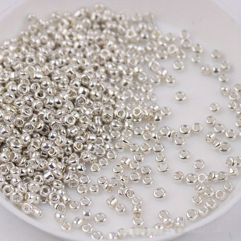 Silver rice beads sale