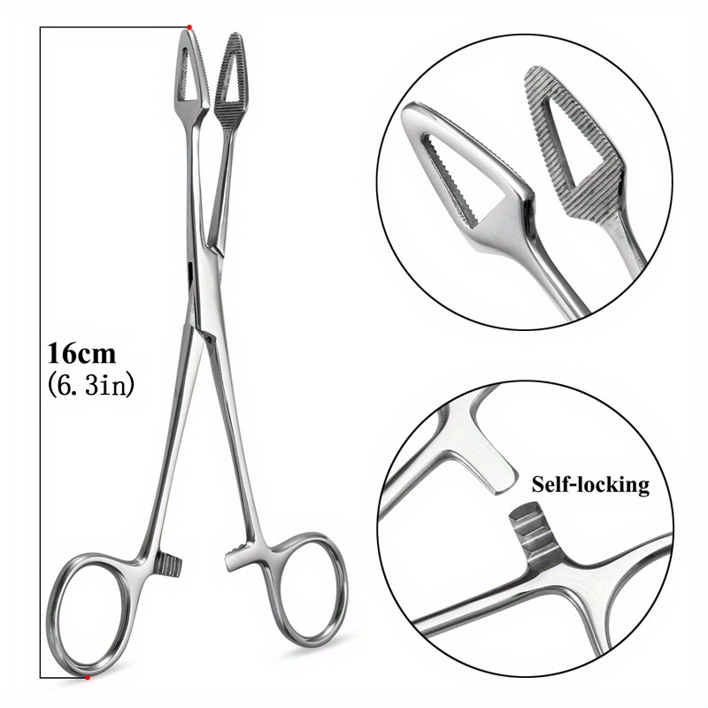 Ring Opening Pliers & Closing Pliers Forceps Body Piercing Tools 6