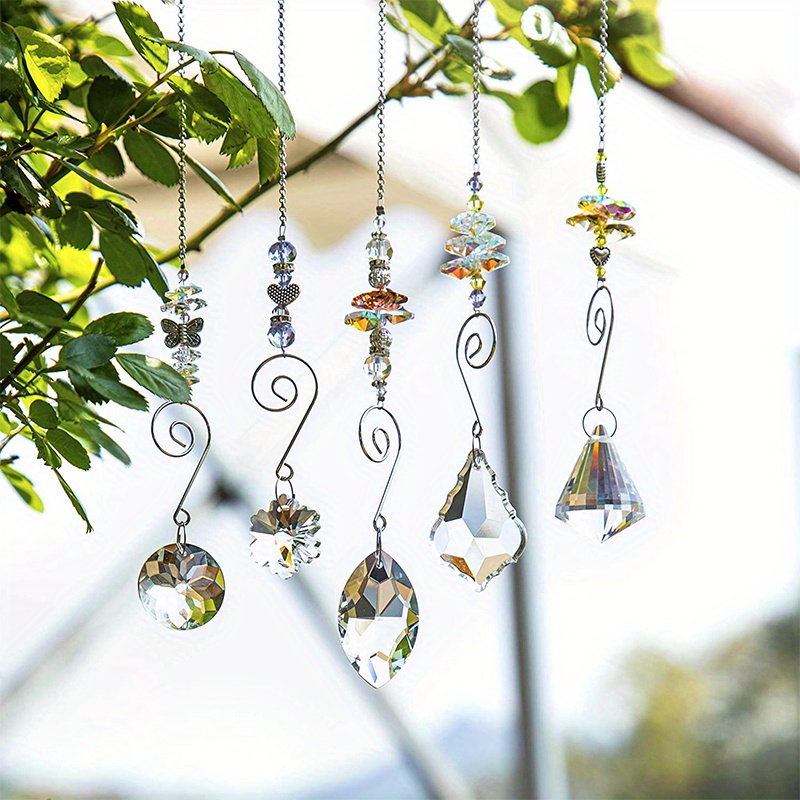 Crystal Suncatchers Hanging Crystals Ornament Sun Catcher - Temu Norway