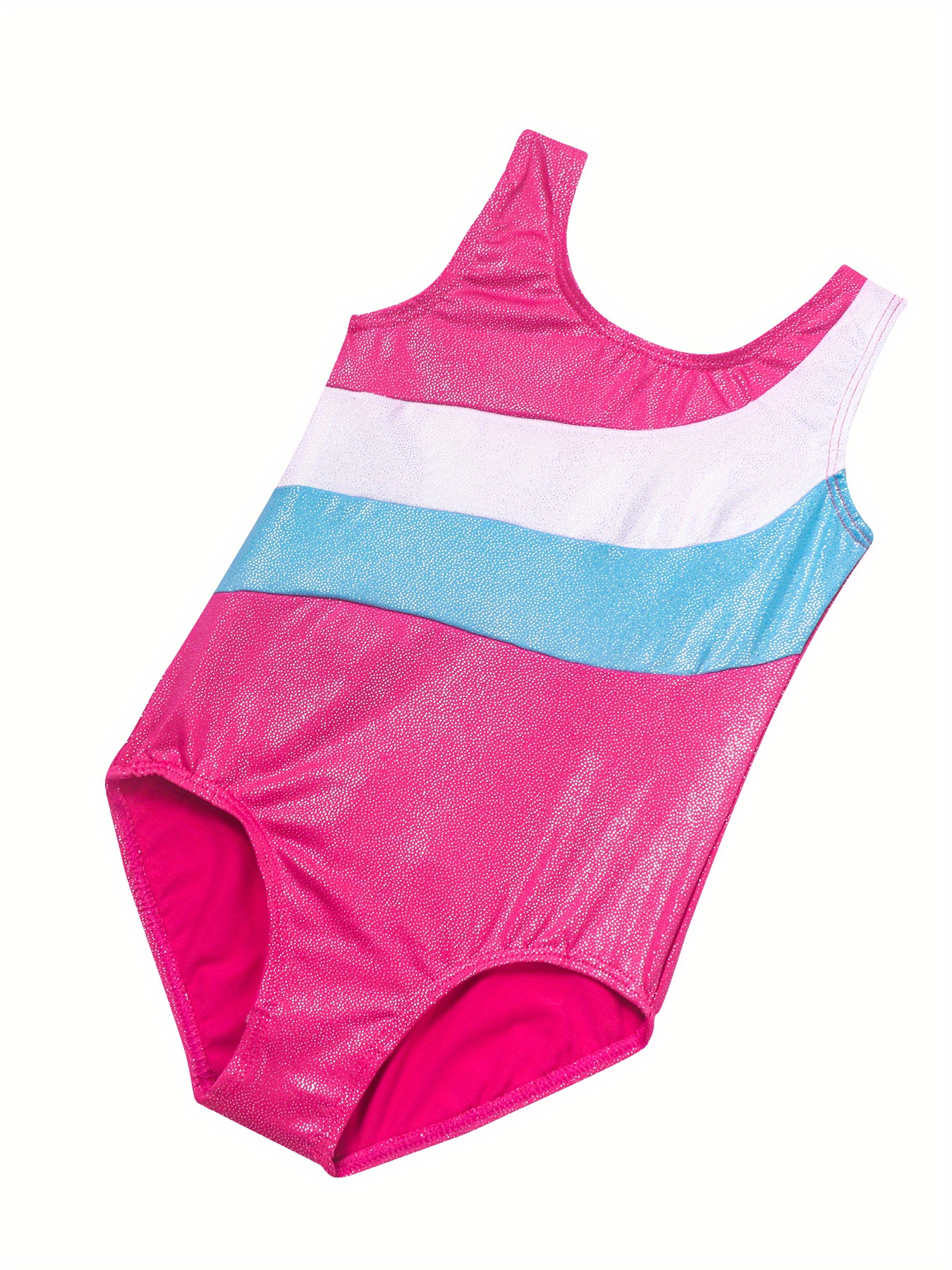 Girls Crew Neck Leotard Gymnastics Outfit Dance Ballet Temu