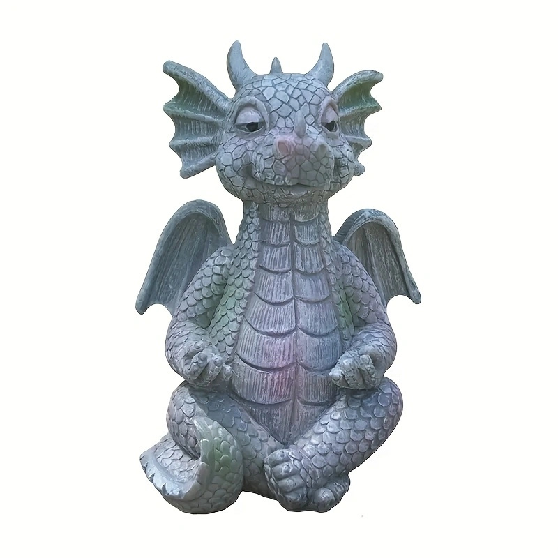 Resin Dinosaur Garden Statue - Magical Handicraft Ornament