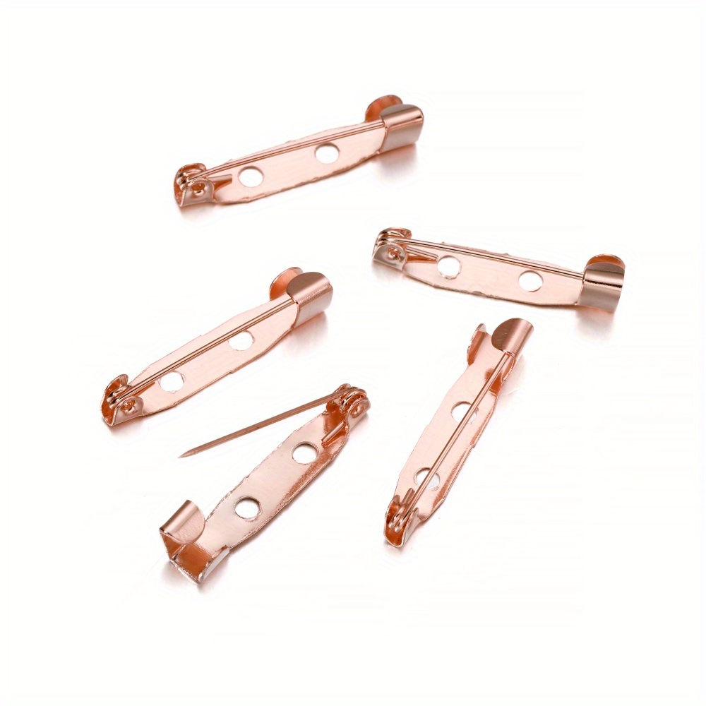 1000 High Quality 20mm Clasp Back Pins With Locking Safety Clips
