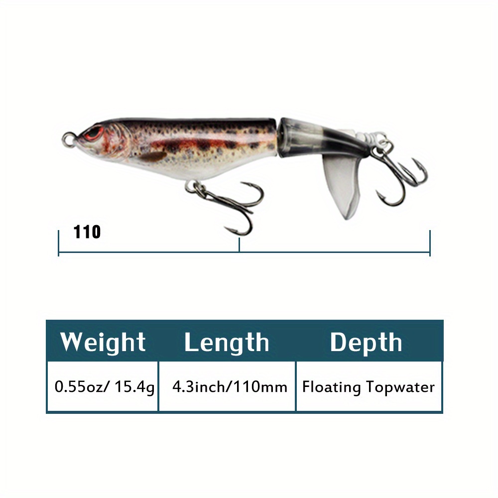 Whopper Popper Lures Kit Topwaters Crankbaits Freshwater - Temu New Zealand