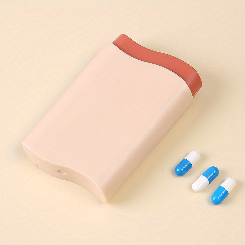 Small Pill Organizer Portable Pill Box For Purse 6 - Temu