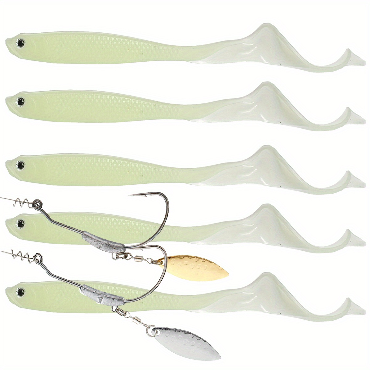 1PCS Soft bait 100mm/6.5g Bionic fish Lure Dying Fish Rubber Shad  Artificial Bait Twitching