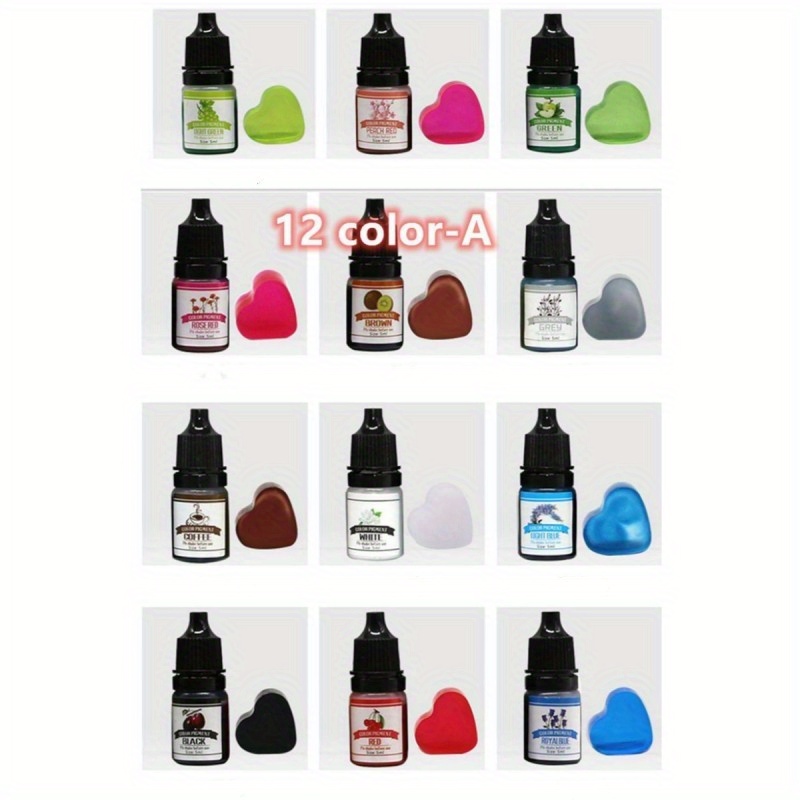 24colors 5ml Resin Dye Ink, High Concentration Pigment For Diy Glue  Dropping