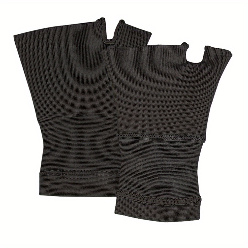 [Stretchy Sleeve] Stretchy Polyester Extended Knit Thumb Sleeve - Wrist Support Glove for Mouse Hand, Scar Covering, Pull-On Design, Hand Wash Only, Mouse Hand Support|Stretchy Knit Material|Polyester Fiber Glove