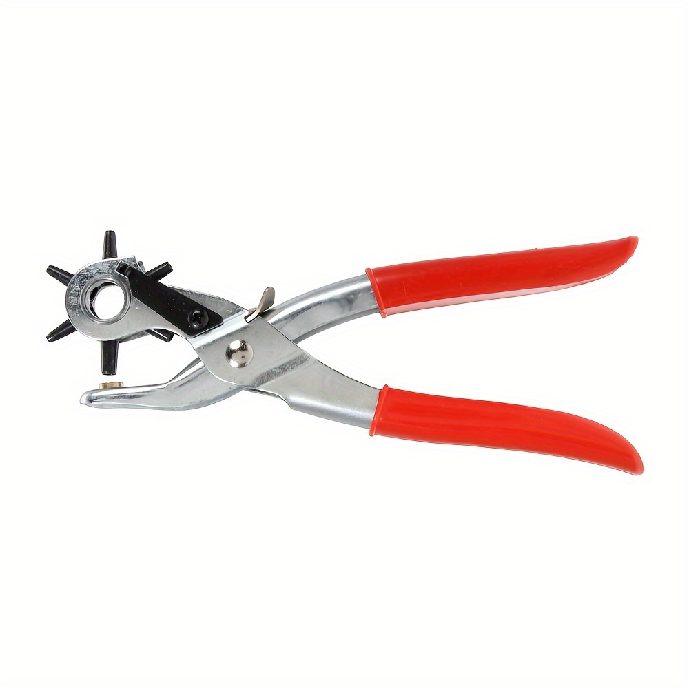 Leather Hole Puncher Tool Revolving Punch Plier Belts Watch - Temu