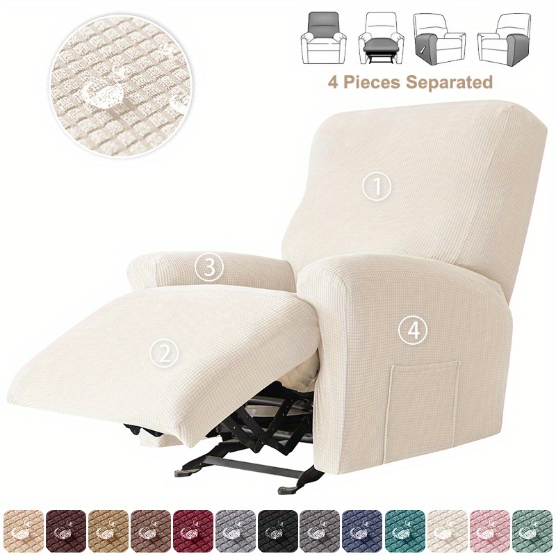 4 Unids/set Funda Sofá Reclinable Jacquard Funda Silla - Temu Spain