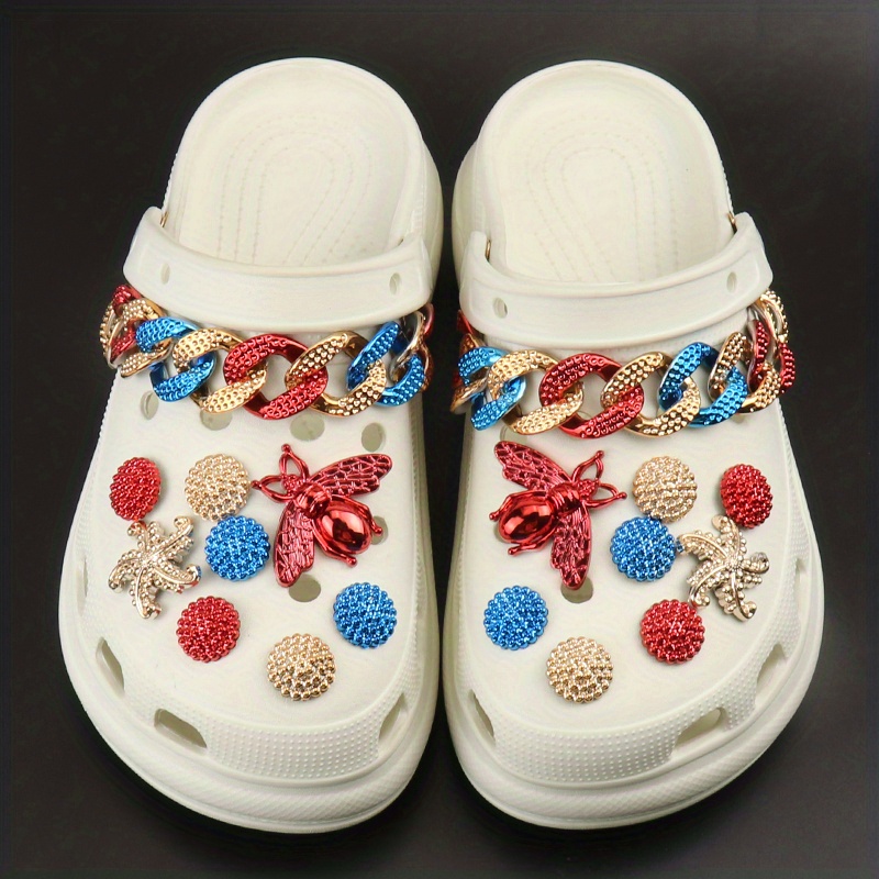 Bee Croc Charms Aesthetic Bee Shoe Clips Colorful Clogs - Temu