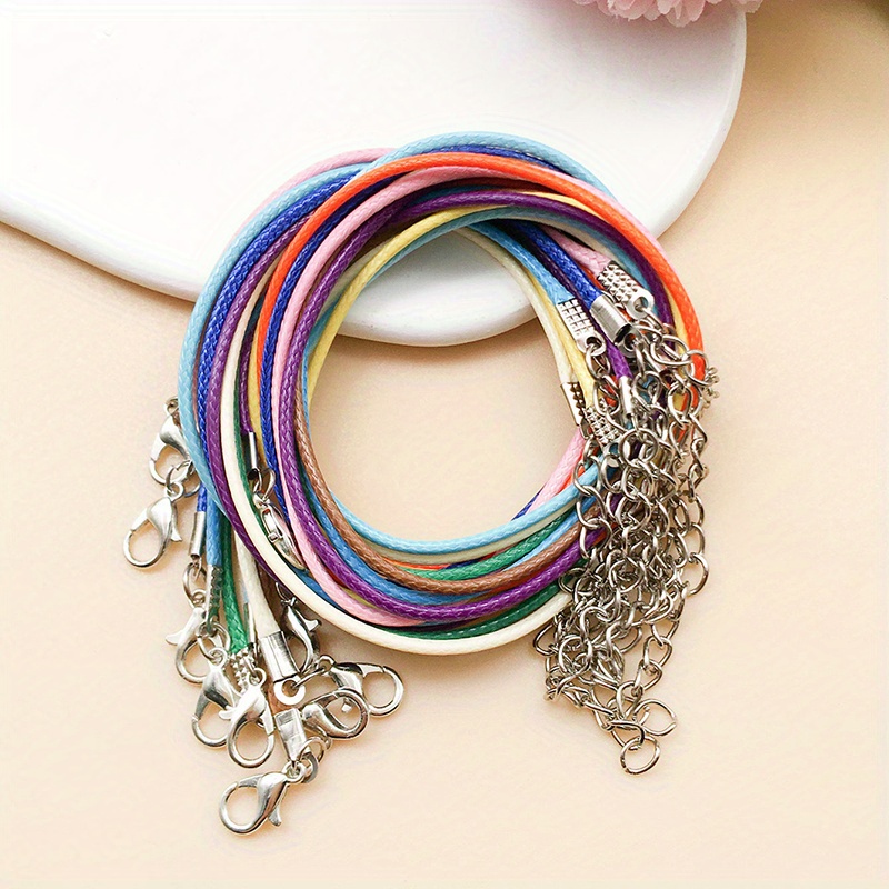 Leather Necklace cord string rope chain diy necklace bracelet for jewelry  making