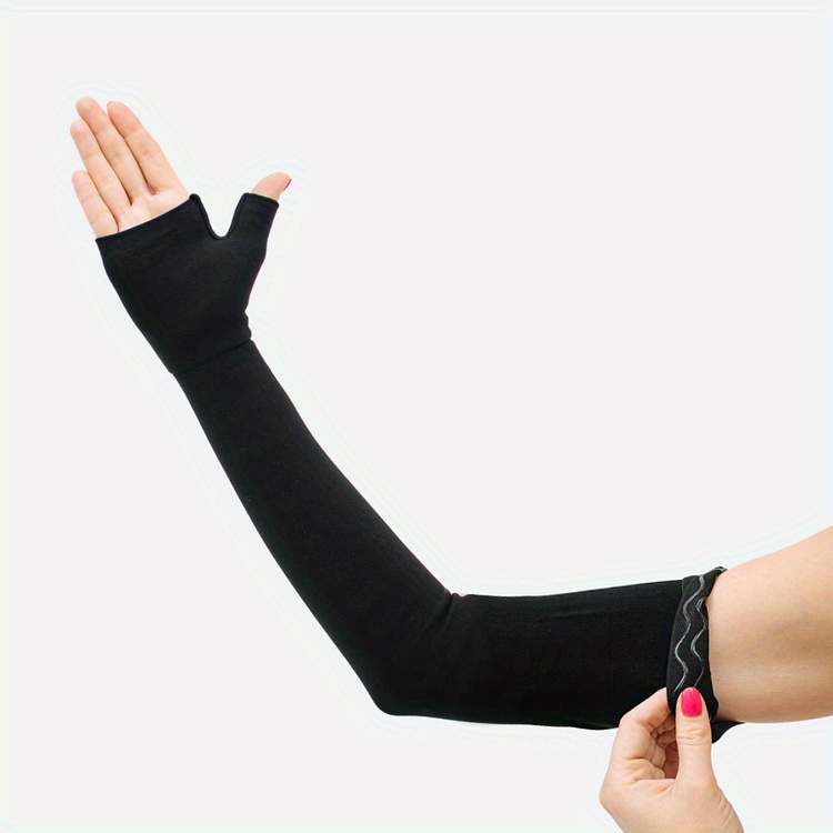 1Pack Gradient Pressure Medical Lymphoma Compression Arm Sleeves Sports  Running Support Non-Slip Long Gloves UV Protective Glove - AliExpress