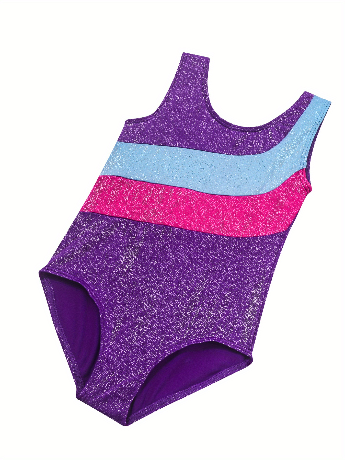 Girls Crew Neck Leotard Gymnastics Outfit Dance Ballet Temu