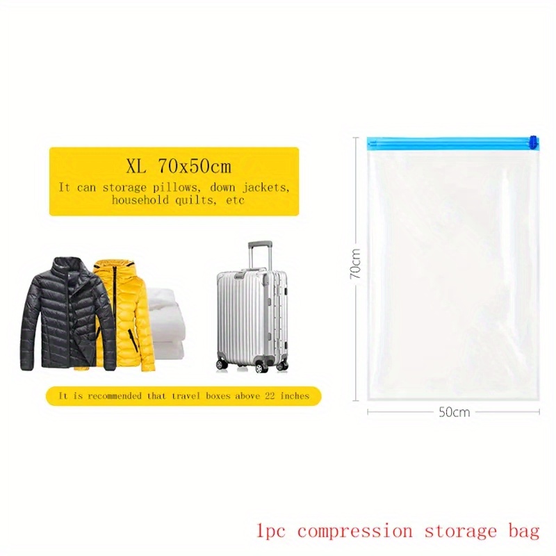 Travel Compression Bag - Space Saver Roll Up Pouch