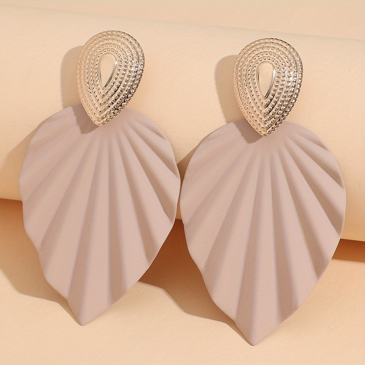 TEMU Fashion Vintage Leaf Geometric Women's Earrings